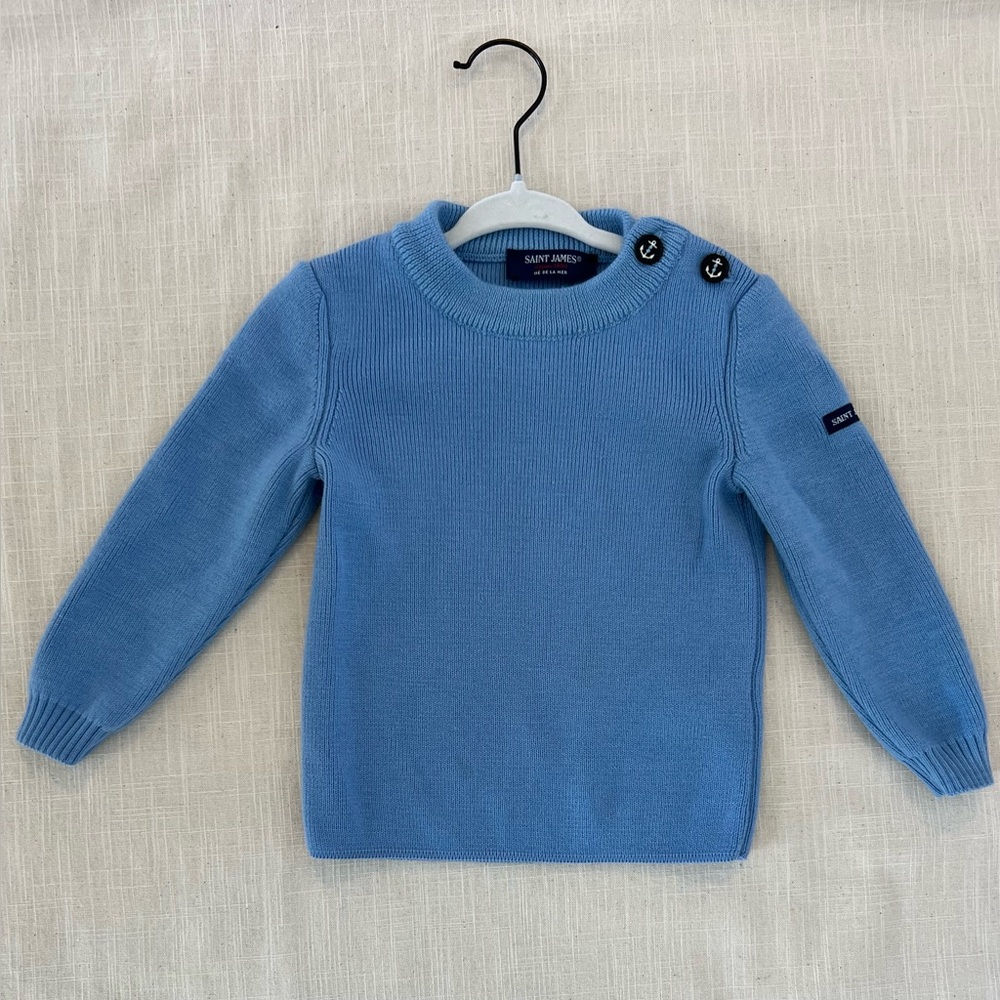 Saint James Boy Nautical Blue Sweater